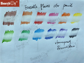 2021 New Erasable Plastic Wood Free Color Pencil From China 