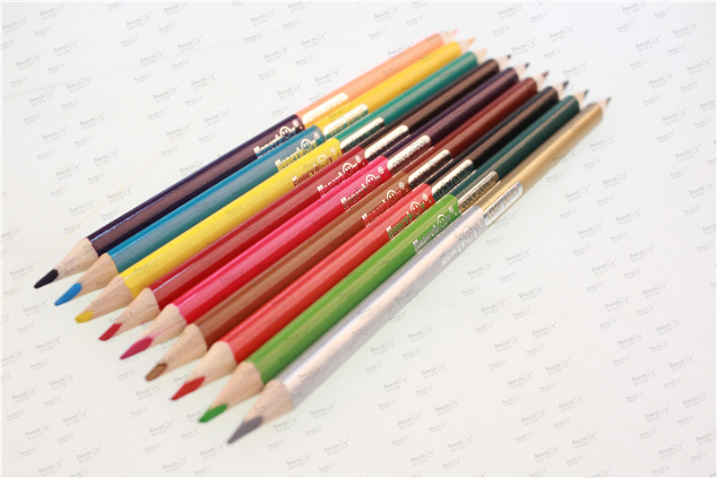2021 China Honeyboy Metallic Bi-lead Double Color Pencil 